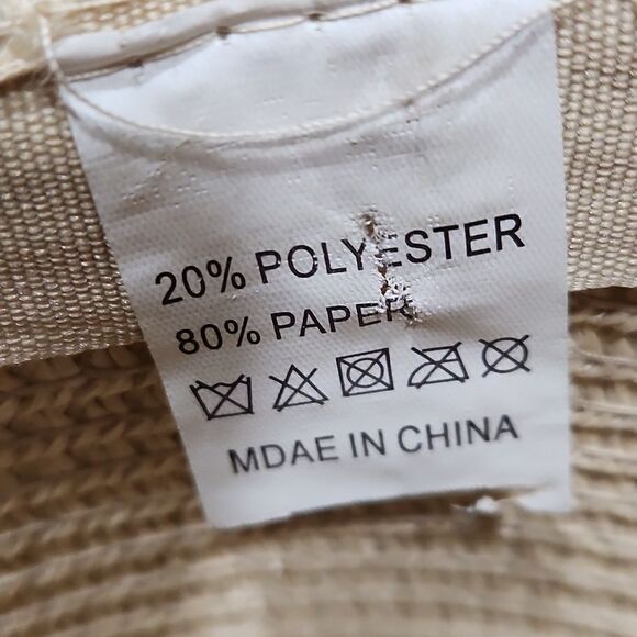 Pom Pom Natural Blonde Fedora Hat - Picture 5 of 5